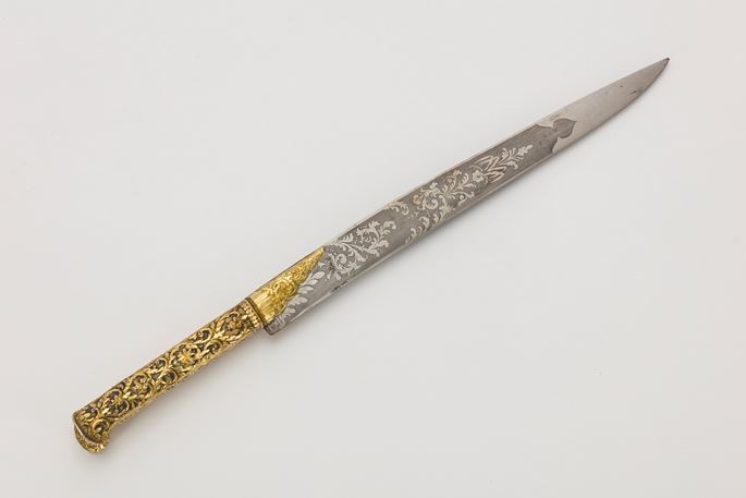Early Victorian Silver Gilt Dagger and Scabbard | MasterArt